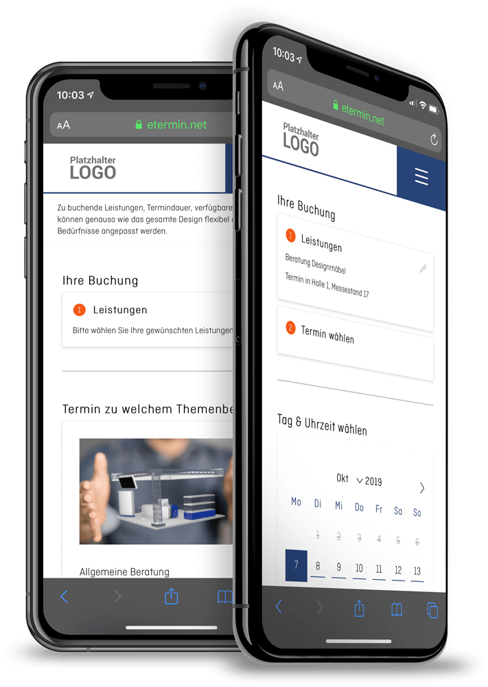 Online-Terminbuchung Für Messen Und Ausstellungen